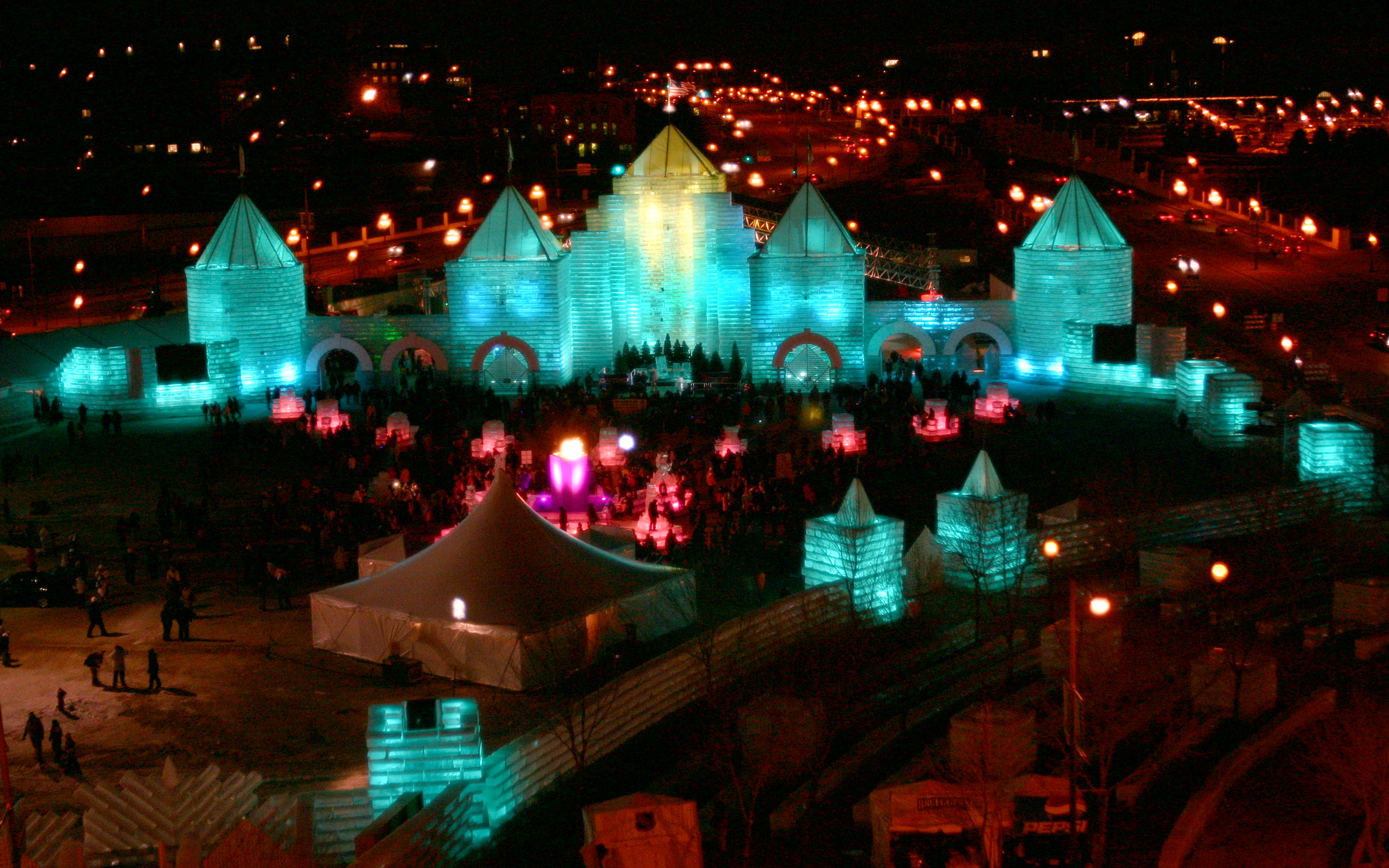 The 2004 Winter Carnival Ice Palace opened to the public on Jan. 22, 2004. (Pioneer Press File)