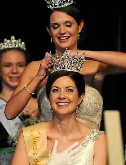 From our archives: "Melissa Hoffbeck is crowned the 2013 Aurora, Queen of Snows by Ashleigh Hayes, the 2012 Queen of the Snows, at the 2013 Winter Carnival Royal Family Coronation at the RiverCentre in St. Paul." (Pioneer Press file photo: John Autey)