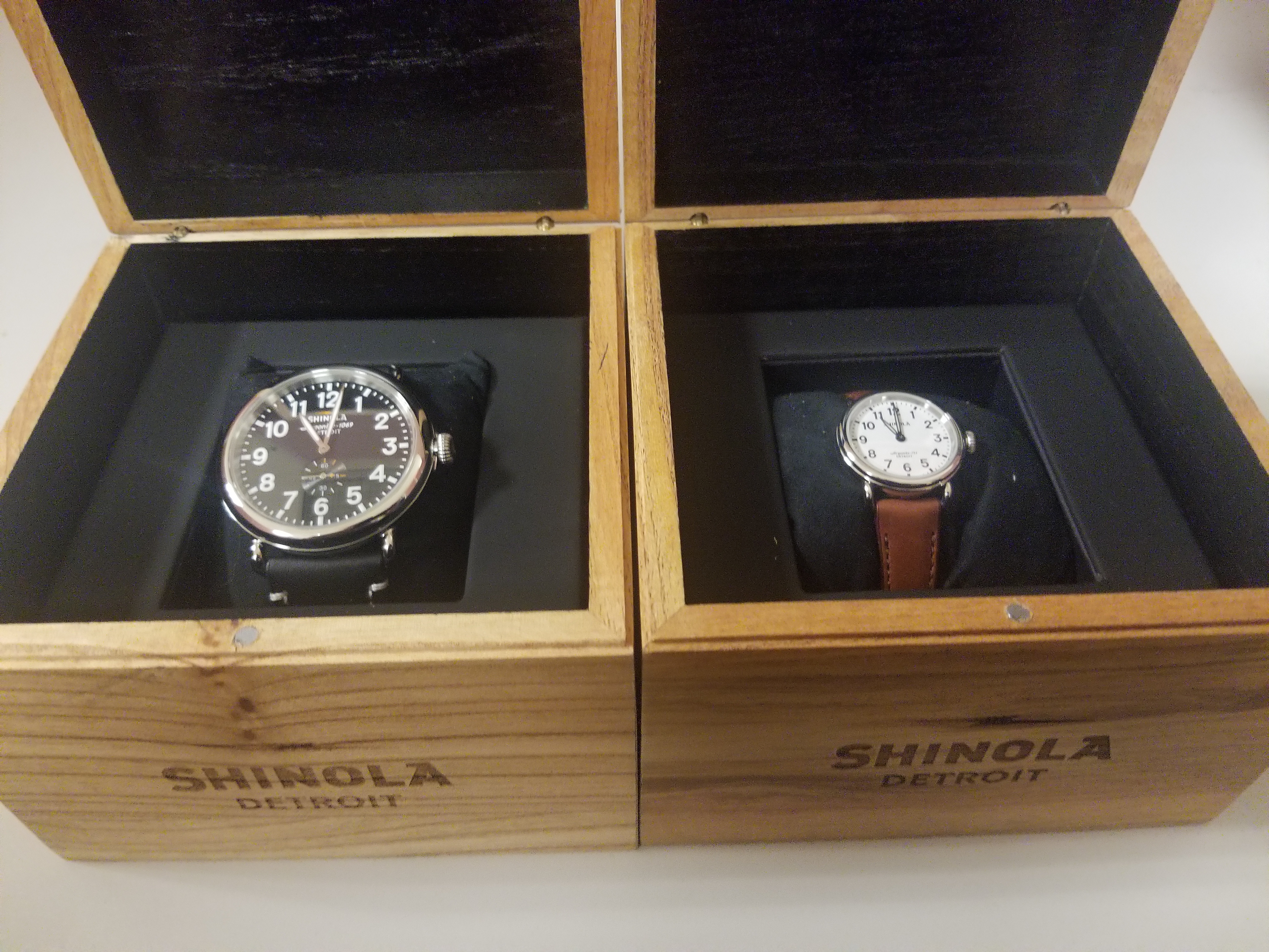 His and Hers Shinola watches