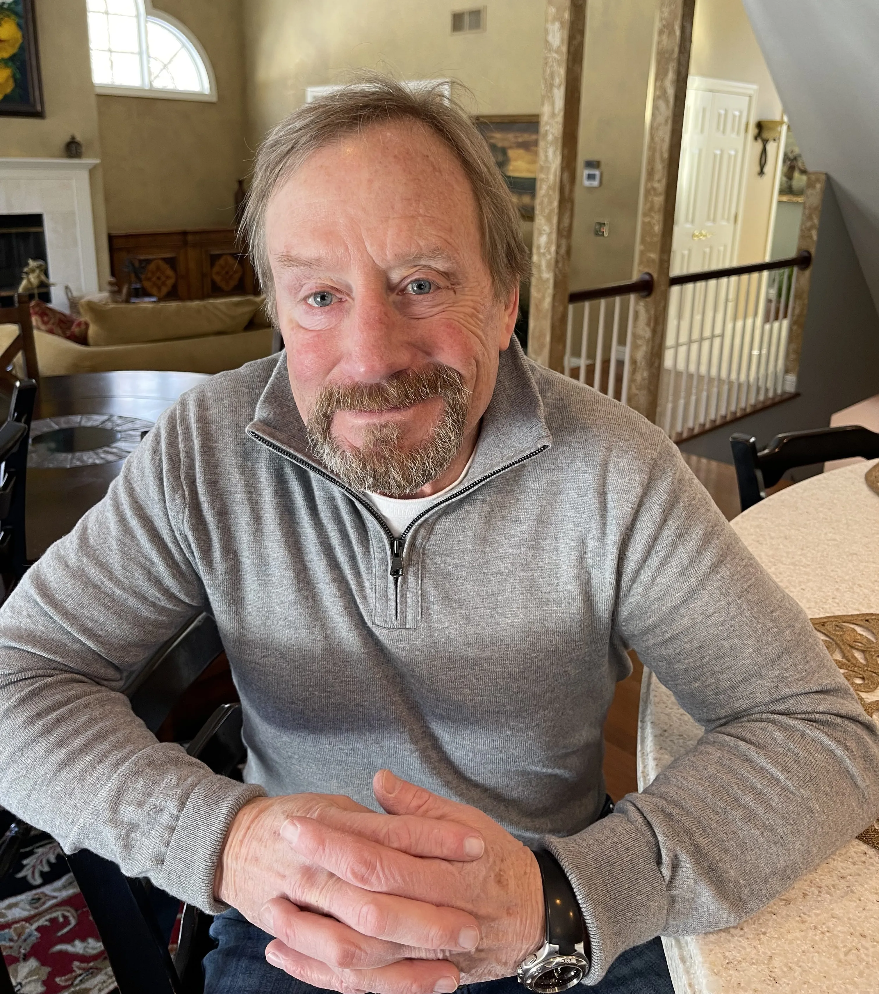 EMBARGOED UNTIL10 P.M. FRIDAY, JAN. 28, 2022 -- Billy Given, Winter Carnival King Boreas 85, at his home in Stillwater in late January 2022. (Courtesy of Billy Given)