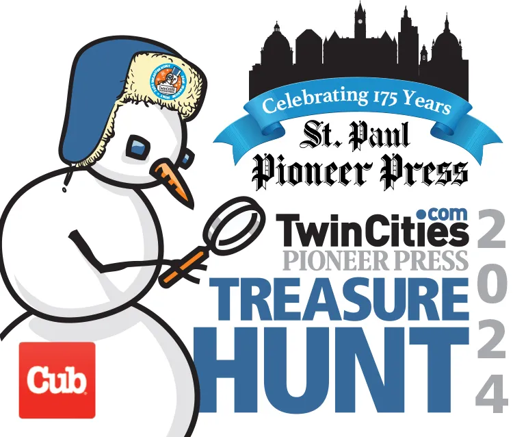 2024 Pioneer Press Treasure Hunt logo