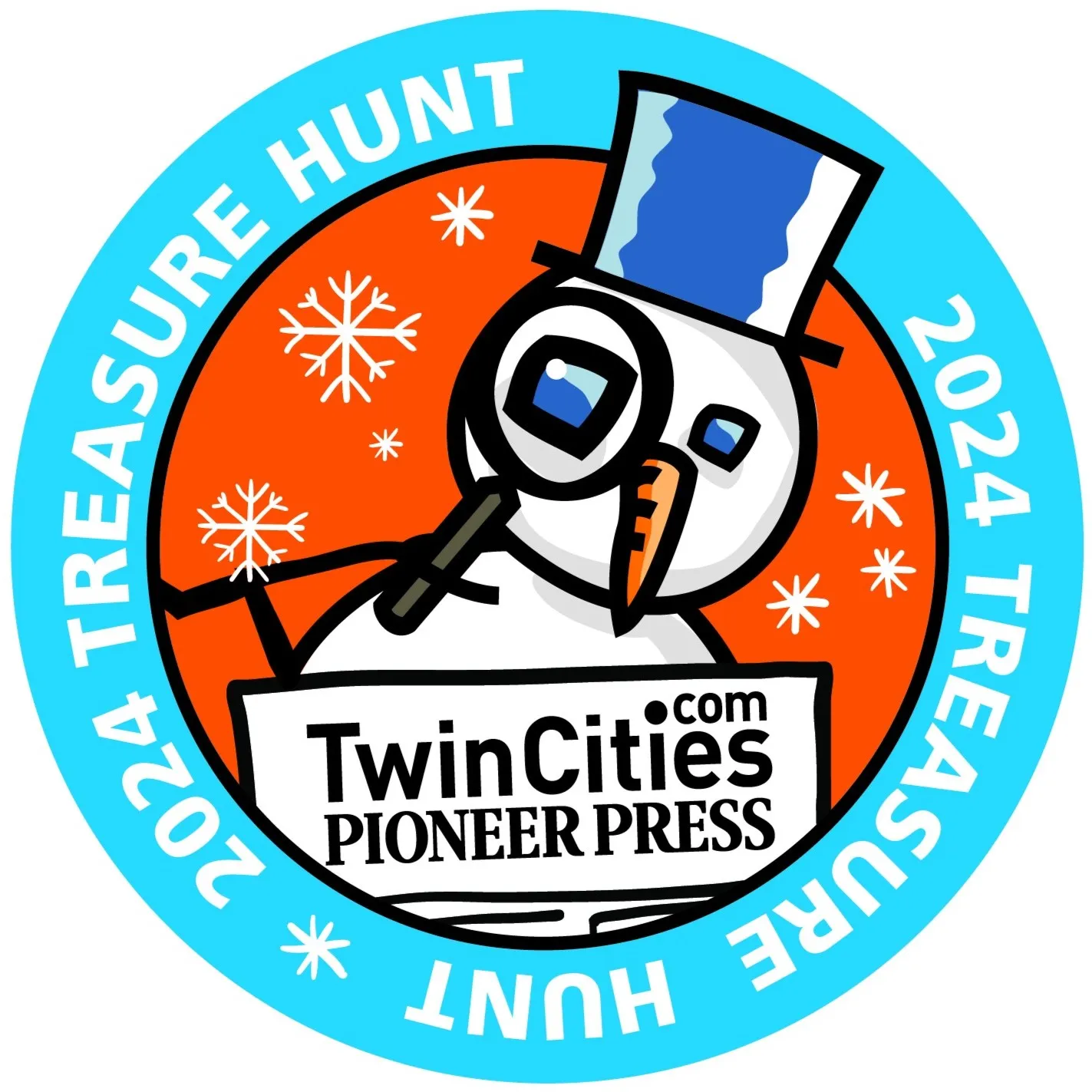 Pioneer Press Treasure Hunt logo