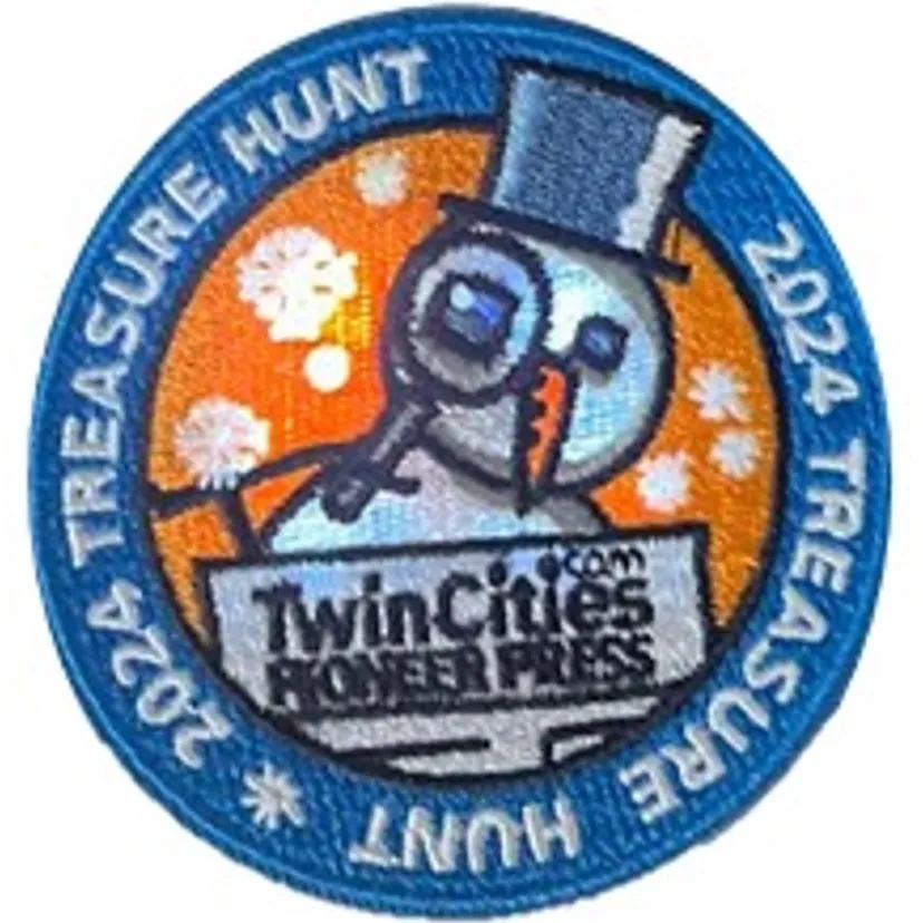 Pioneer Press Treasure Hunt Patch