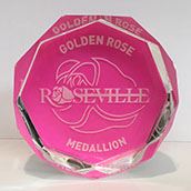 Rose Medallion pink background