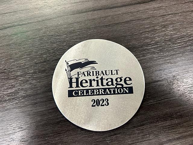 KDHL Medallion 2023 Heritage Days Side. Photo by Gordy Kosfeld