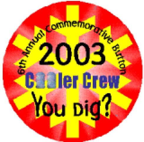 2003 Red Cooler Crew Button