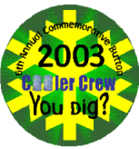 2003 Green Cooler Crew Button