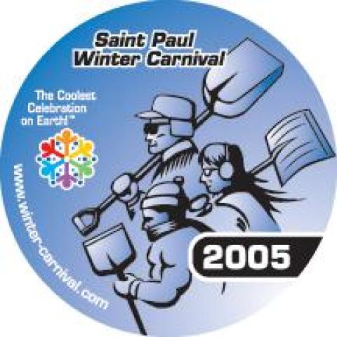 2005 Winter Carnival Treasure Hunters Button