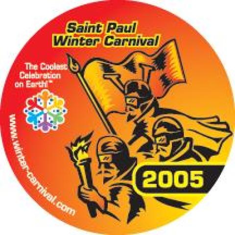 2005 Winter Carnival Vulcan Button