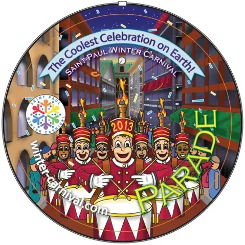2013 Winter Carnival Parade Button