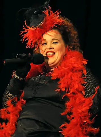 St. Paul resident Anita Mack was the second contestant to sing in the first round at the Klondike Kate competition at the Prom Center in Oakdale, Wednesday night, January, 11, 2012 (Pioneer Press: Chris Polydoroff)