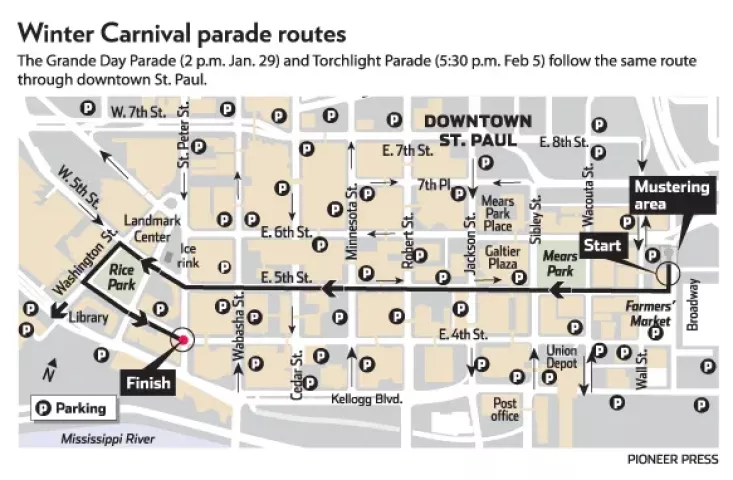 2011 Parade Routes