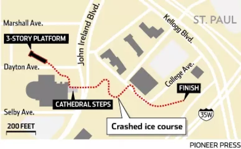 2012 Crashed Ice Course