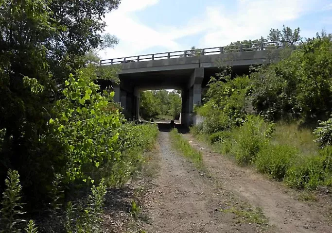The Trout Brook Regional Trail will run under Maryland Avenue west of Interstate 35E in St. Paul. (Courtesy of the City of St. Paul)