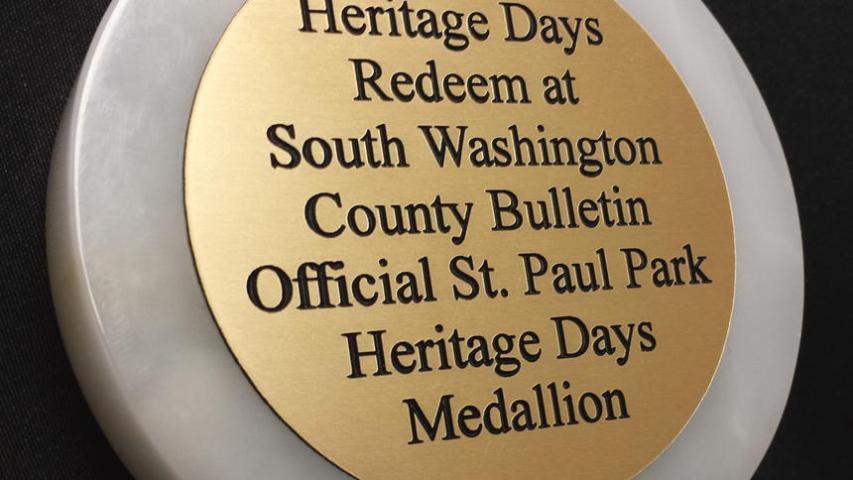 2015 St. Paul Park Heritage Days Medlalion