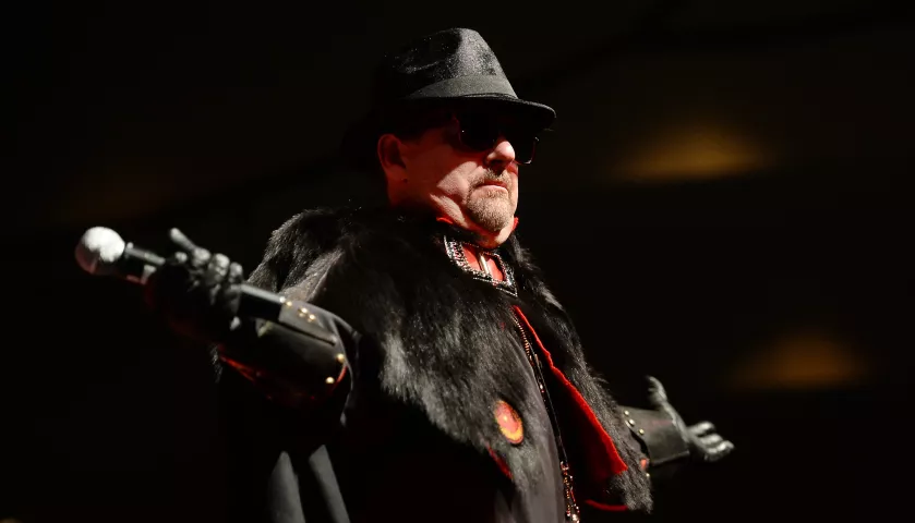 Vulcanus Rex LXXVIV and his crew crash the St. Paul Winter Carnival Royal Coronation at the St. Paul River Centre on Friday, January 29, 2016. (Pioneer Press: John Autey)