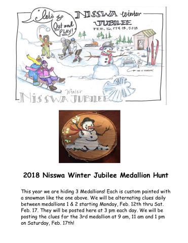 2018 Nisswa Winter Jubilee Hunt Flyer