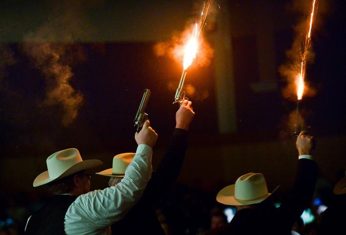 More guns are fired. (Pioneer Press: Ben Garvin)