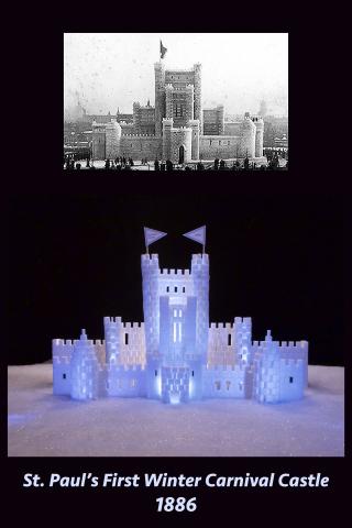 Andrea Wambold's sugar-cube replica the first St. Paul Winter Carnival Ice Palace of 1886. The Eagan crafter said a key to authentic-looking walls is using half sugar cubes to achieve the staggered-block effect.