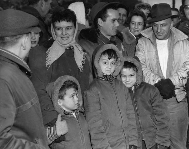 Eugene Longtin and his family find the treasure during the 1959 hunt. (Pioneer Press file photo)
