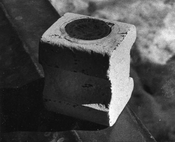 In 1973, the medallion was embedded in the heavy section of steel rail. (Pioneer Press file photo)