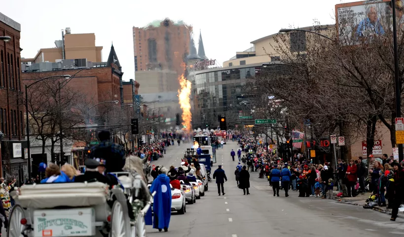The St. Paul Winter Carnival Grande Day Parade in St. Paul on Jan. 30. (Pioneer Press: John Autey)