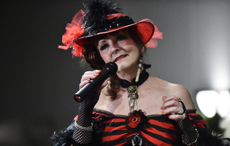 Deborah Hess performs in the semifinal round 2018 Klondike Kate Contest at the Envision Event Center in Oakdale on Wednesday, Jan. 10, 2018. (Pioneer Press / John Autey)