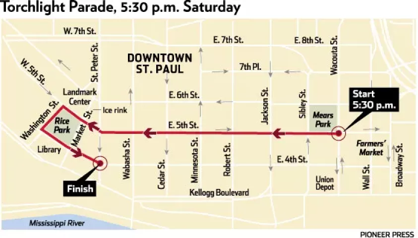 2015 Parade Map