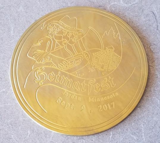 2017 Jordan Heimatfest Medallion