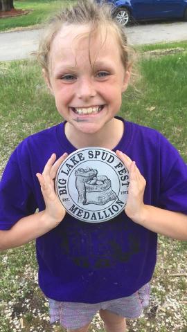 2018 Big Lake Spud Fest Medallion Finder