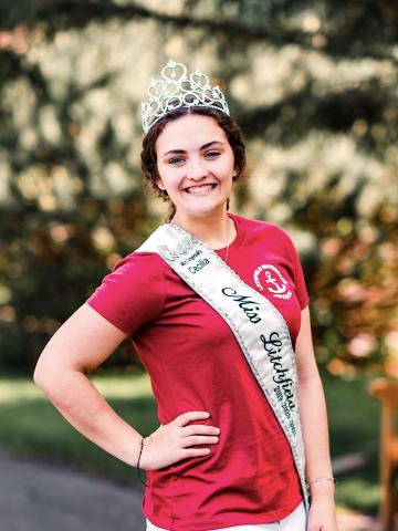 Miss Litchfield Cecilia Toenjes will crown her successor during the coronation at 3 p.m. Sunday at Bernia Aaker Auditorium.
