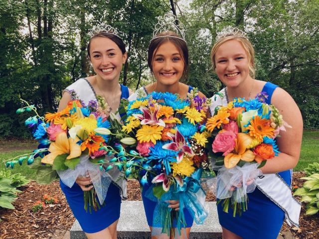 Miss Litchfield Claudia Toenjes and princesses Haylie Magoon and Abagayle Shoutz have served as the city’s goodwill ambassadors for the past year, appearing in a couple dozen parades and making other public appearances.