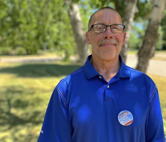 Longtime Litchfield letter carrier Dean Krug served as grand marshall of Watercade’s Grand Day Parade.