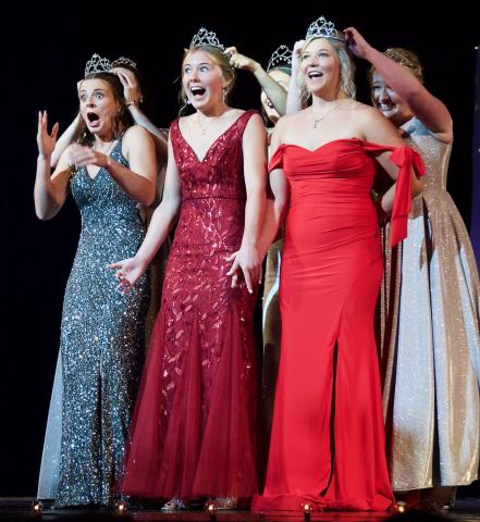 It was surprise times three as Kaylee Sundve, Britney Prahl and Claire Loch received their Litchfield princess crowns.