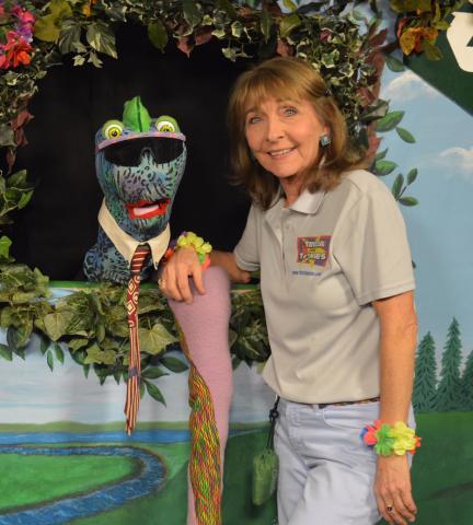 Another favorite face in Tricia and the Toonies is Donster, a puppet that appears in her environmental and family shows. Submitted Photo.