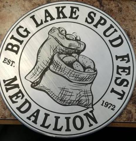 The Big Lake Spud Fest Medallion