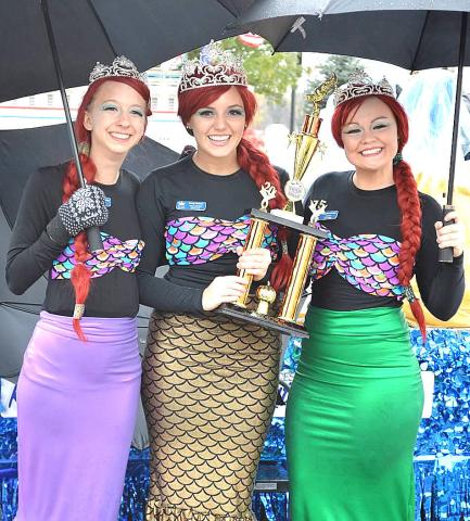 As mermaids, Litchfield royalty captured second place for Halloween spirit in this year’s Cottage Grove Halloween Bash parade.