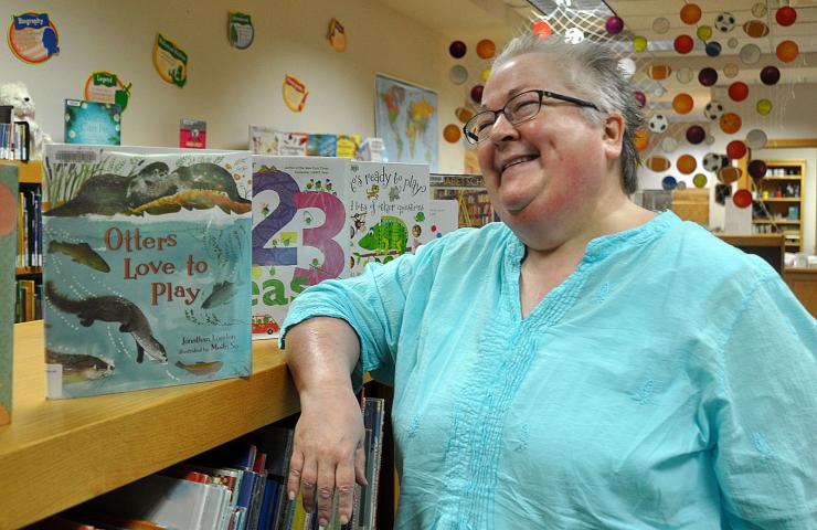 Jan Pease, children’s librarian since 1991, has been picked as this year’s Watercade grand marshal.