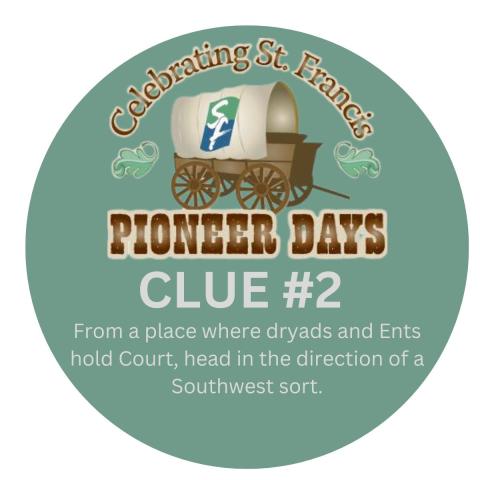2024 St. Francis Pioneer Days Medallion Clue 2