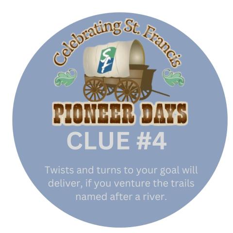 2024 St. Francis Pioneer Days Medallion Clue 4