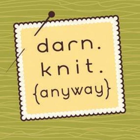 Darn. Knit. {anyway} Logo