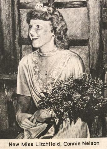 New Miss Litchfield 1981, Connie Nelson.