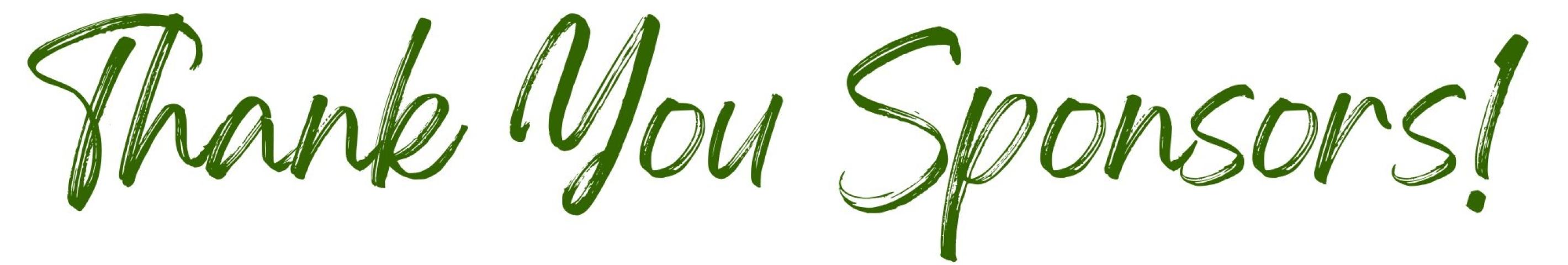 Thank You Sponsors