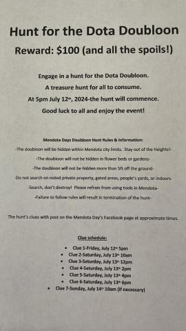 2024 Mendota Days Rules