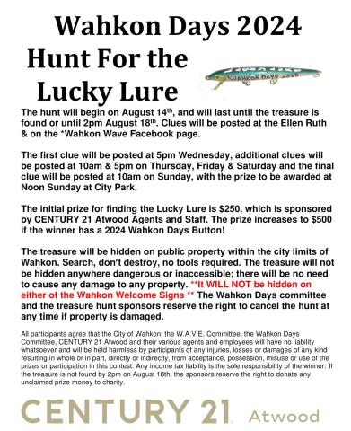 2024 Wahkon Rules Flyer