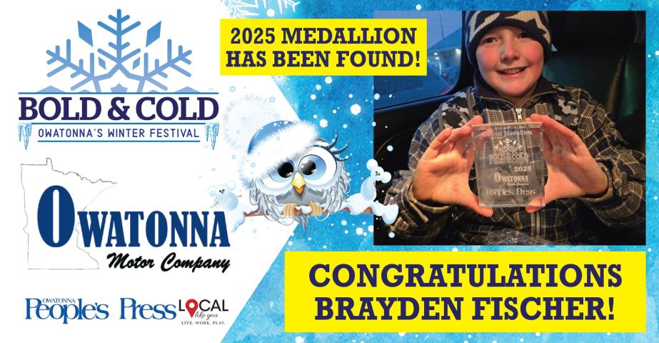 2025 Owatonna Finder Brayden Fischer