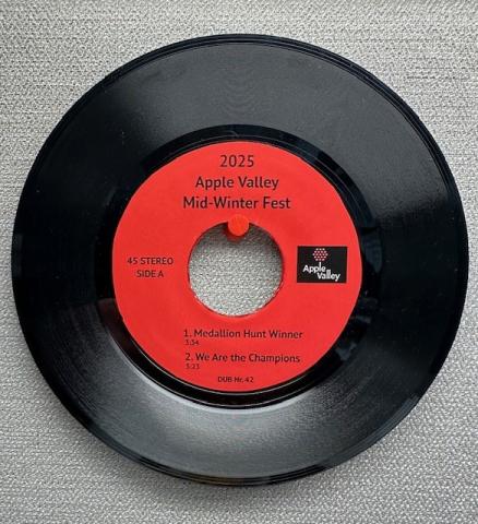 2025 Apple Valley Mid Winter Fest Medallion