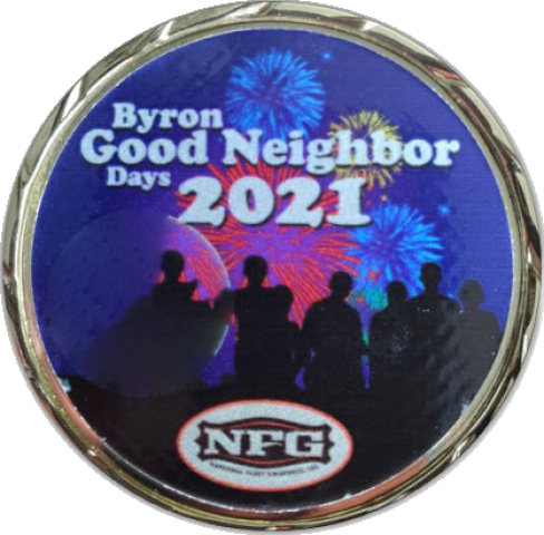 2021 Byron Good Neighbor Days Medallion