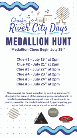 2025 Chaska Medallion Hunt Flyer