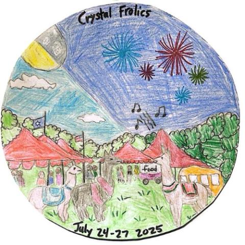 2025 Crystal Frolics Button